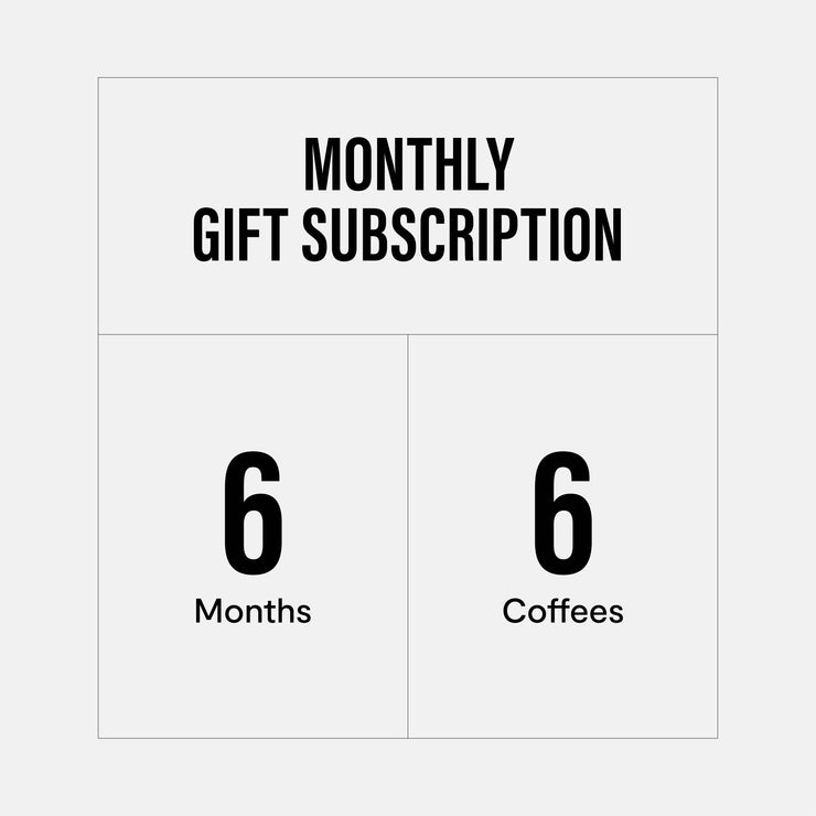 Prepaid Coffee Subscription - 6 Months / Monthly